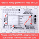 thumbnail image 4 of Regla de 7 Pasos de ECG de 4 Piezas, Regla de 7 Pasos de ECG para Interpretación de ECG/EKG, Regla de ECG, Herramienta de Medición de Regla de Plástico para Lectura de ECG, 4 of 5