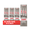 (96 pack) Chomps Grass-Fed and Finished Sea Salt & Pepper Venison Jerky Meat Snack, 1.15oz Stick