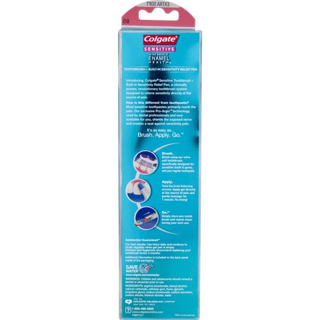 Colgate Sensitive Toothbrush Extra Soft and Built-In Sensitivity Relief Pen