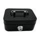thumbnail image 3 of Caja de dinero con cerradura, organizador de colección, caja de metal moderna para guardar recuerdos y tesoros. Negro, 3 of 9