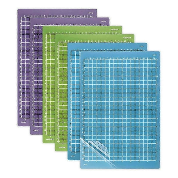 6PCS 8.5x12in Cutting Mat for Cricut Joy Xtra (StandardGrip, LightGrip, StrongGrip), Reusable Cuttin