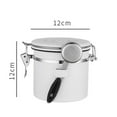 thumbnail image 3 of 1 Set 1200/1500/1800ml Sealed Jar Large Capacity One Way Co2 Valve Canister Airtight Storage Container with Spoon Kitchen Gadget, 3 of 11