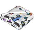 thumbnail image 2 of Bixox Fleece Blanket Cartoon Monster Trucks1 Pattern Super Soft Double-Sided Microfiber Flannel Blanket for Sofa, Bed, Couch, Suitable for All Seasons - 40"x30", 2 of 5