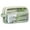 #20-Green, variant on Djunllk Pencil Pouch - Clear Zipper Pouch Three Layers Extra Large Capacity Candy Color Lightweight Portable Pencil Bag for Travel Office Stationary Organization