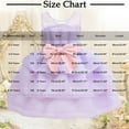 thumbnail image 4 of Juslio Girl Dresses Casual Sleeveless Girls Clothing Summer Beach A-line Knee Length Purple Princess Dresses, 4 of 6