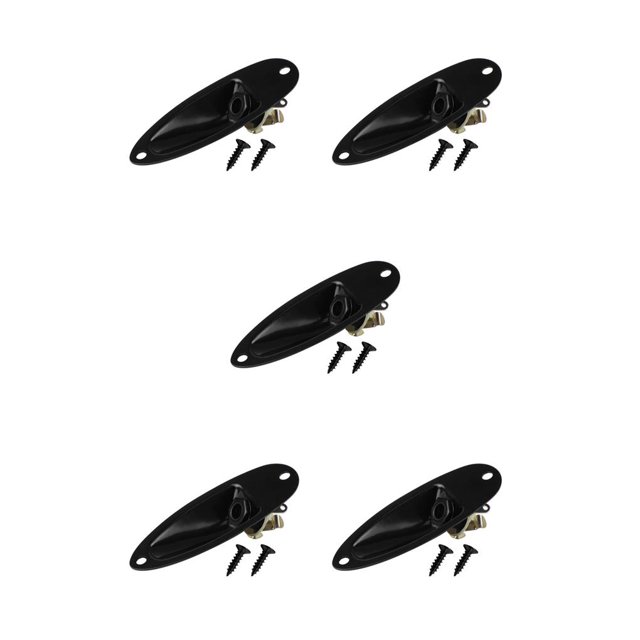 Soidarity Reemplazo para placa de conector de guitarra eléctrica 6,35mm 1/4 Panel de enchufe de conector de Audio en forma de barco Type6 NO6 Soidarity CBP097381