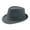 Gray, variant on ZQUUVOU Men Women Classic Structured Trilby Fedora Hat Gray