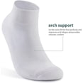 thumbnail image 2 of CAILDANL 6 Pack Men's Ankle Socks with Cushion, Cotton Quarter Socks for Sport Training Running, 2 of 7