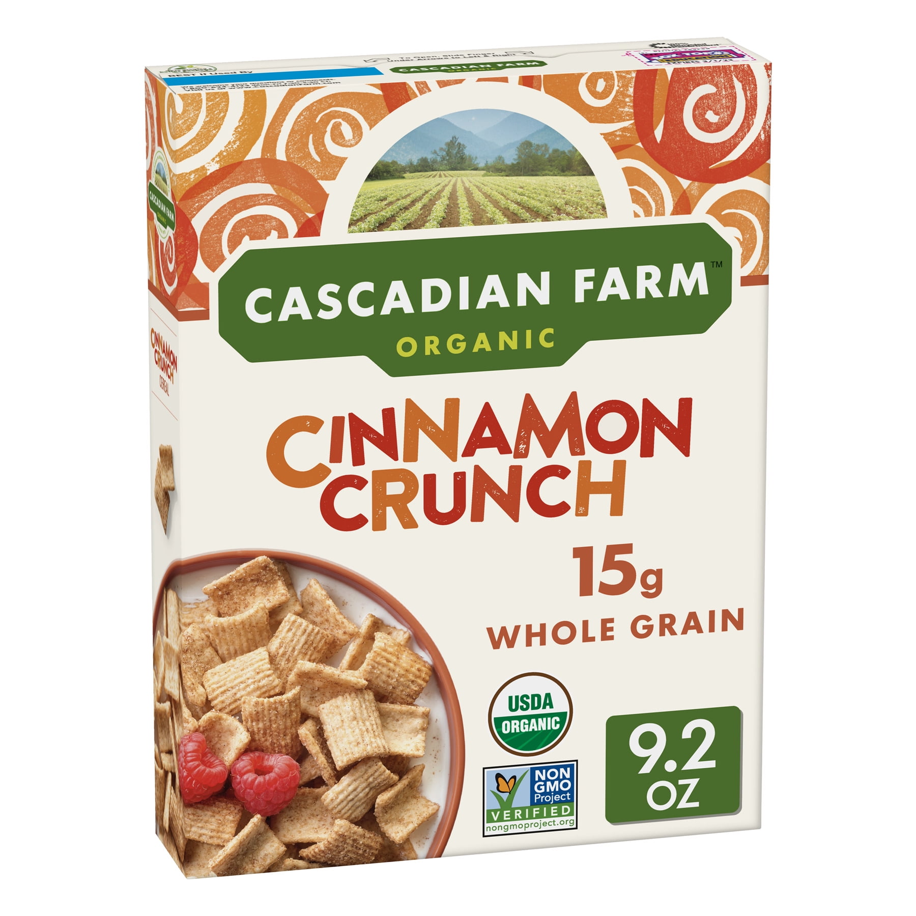 Cascadian Farm Organic Cinnamon Crunch Cereal 9.2 oz