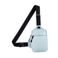 thumbnail image 3 of Bolso de Pecho Yuyangstore para Hombres Mujeres Correa Ajustable Bolsa Bandolera Azul claro, 3 of 8
