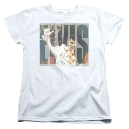 Elvis Presley - Aloha Knockout - Women's Short Sleeve Shirt - (Top 10 Best Knockouts)