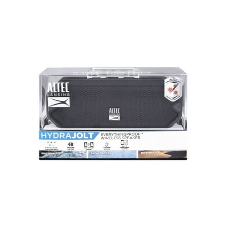 Altec Lansing - HydraJolt Everything Proof Speaker - Black
