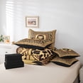 thumbnail image 6 of Castle Fairy Teens Safari Lion Bedding Comforter Set,Cheetah Print Full Bedding Set, 6 of 8