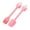 2 Pcs pink, variant on 2 Pcs/Set Silicone Spatula and Brush Set, Heat Resistant Non Stick Rubber Kitchen Utensil Tool Creative Cake Baking Scraper for Cooking, Baking, Mixing, BBQ, Marinate, Grill, Basting