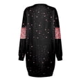 thumbnail image 3 of Vestidos de Mujer, Vestido Casual de Manga Larga Con Cuello Redondo y Estampado Navideño de Moda de Otoño E Invierno Para Mujer, 3 of 3