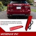 thumbnail image 3 of GTINTHEBOX Rear Bumper Reflector Red LED Tail Brake Lights For 2016-2020 Lexus RX350 RX450h, 3 of 10