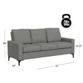thumbnail image 6 of Hillsdale Furniture Matthew Fabric Upholstered Sofa Smoke Gray, 6 of 10