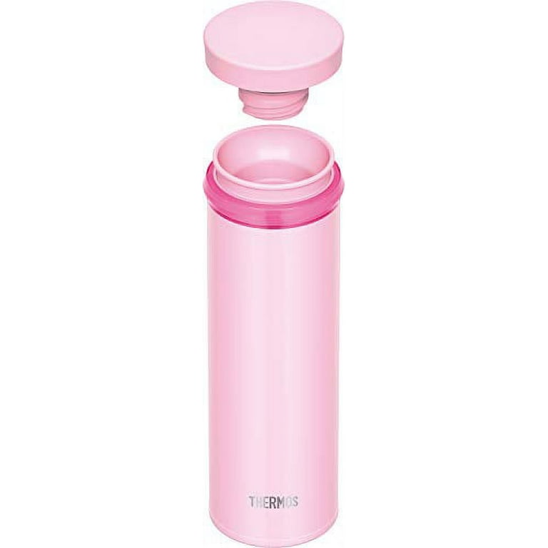 Minnie Stainless Training Straw Mug Cup 250ml Light Pink Thermos Japan –