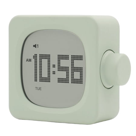 Cubic LED Digital Alarm Clock USB Chargeable Desk Clock with 2 Alarm Snoozes Function Countdown Timer for Cubic LED Digital Alarm Clock USB Chargeable Desk Clock with 2 Alarm Snoozes Function Countdown - 1