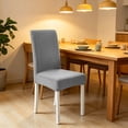 thumbnail image 2 of Stretch Chair Covers - Thick Knit, Washable Polyester Slipcovers for Dining, Office, and Restaurant Chairs, Durable and Easy to Install, Provides Complete Protection from Stains and Dust, 2 of 5