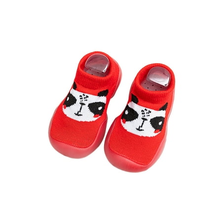 

Infant Newborn Baby Shoes Girls Boys Sneakers First Walkers Cartoon Animal Print Soft Sole Crib Non-Slip Flats 6-24M