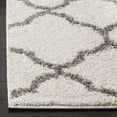 thumbnail image 3 of SAFAVIEH New York Shag Collection SG168B Ivory / Grey Rug, 3 of 6