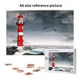 thumbnail image 6 of Sikiie 3d Lighthouse in the Surf Puzzle, Jigsaw Puzzles, Jigsaw Puzzles 1000 Pieces, Custom Jigsaw Puzzle for Adults (29.5×19.7in, Horizontal), 6 of 9