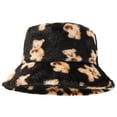 thumbnail image 1 of Gorro de felpa de invierno, gorro de pescador de piel sintética para mujer, 1 of 5