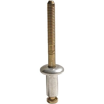 Auveco # 14486 Peel Type Rivet 1/4" Diameter 9/64"-3/16" Grip. Qty 25.