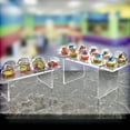 thumbnail image 7 of Clear Acrylic 22"W x 10"D x 12"H 1/2" Thick Deluxe Riser w/ Bumpers, 7 of 7