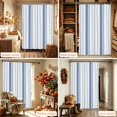 thumbnail image 6 of Blue Stripes Shower Curtain, Waterproof Shower Curtains for Bathroom, Modern Minimalist Vertical Stripes Pattern Washable Fabric Bathtub Curtain Set Bath Decor with 12 Hooks 48"x72", 6 of 8