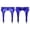 Royal Blue, variant on Womens Shiny Metallic Garter Belt with Metal Duck-Mouth Clips for High Stockings Suspender Green One Size