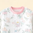thumbnail image 5 of Toddler Girl 2T‑5T Fall Winter Long Sleeve Print Pajama Set Two Piece Top and Pants Indoor Night Sleepwear for Kids, 5 of 8