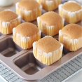 thumbnail image 3 of 100Pcs Square Cupcake Liners, Non Stick Heat Resistant Paper Baking Cups for Desserts, Oilproof Oven, 3 of 5