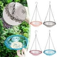 thumbnail image 5 of EZLIFE Hanging Bird Bath, Outdoor Birdbath Bowl, 2024 New Hanging Bird Feeder Tray for Garden Patio Backyard Decor Gift for Bird Lovers J7A9, 5 of 9