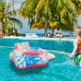 thumbnail image 3 of lionlar Inflatable Pool Float Chairs Adults Float Hammock for Water Parks Beach Blue Pink, 3 of 9