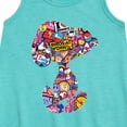 thumbnail image 2 of Peanuts - Snoopy Silhouette Pattern - Toddler and Youth Girls A-line Dress, 2 of 5