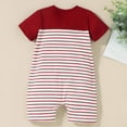 thumbnail image 6 of KPOPLK Unisex Clothes 0-12 Months Long Sleeve Snaps up Solid Ribbed Knit Baby Outfits(Red,0-3 Months), 6 of 6