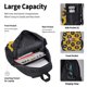 thumbnail image 4 of Disketp Retro Vinyl Records Mochila Estampada de Gran Capacidad con Lonchera y Estuche, Set de 3 Piezas para Estudiantes, 4 of 7