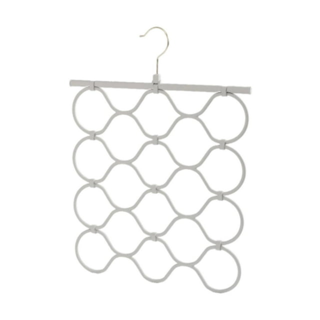 Schalbleider Bar Organizador de Caplable de 4 capas Space Space Gaving Anti -Slip Belt -Rack -Rack -Rack -Rack para la corbata de la casa -Pantalones Gris