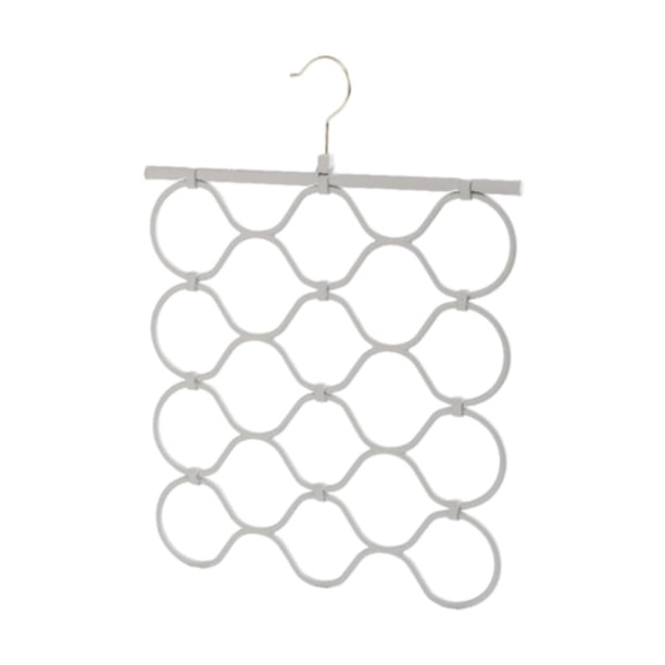 Schalbleider Bar Organizador de Caplable de 4 capas Space Space Gaving Anti -Slip Belt -Rack -Rack -Rack -Rack para la corbata de la casa -Pantalones Gris