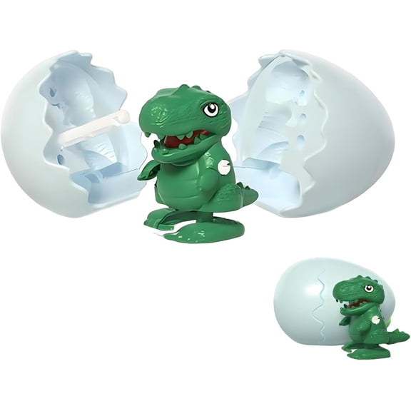 Dinosaur Eggs Wind Up Hatching Toy, Walking Dinosaur Clockwork Gift, Ideal Easter Present and Party Bag Fillers for Children (Dinosaur)