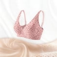 thumbnail image 4 of BWASD Womens Jelly Bra Wireless Comfortable Plunge Bralettes No Underwire Push Up Full Support with Adjustable Straps Everyday T-Shirt Bra Light Pink S-5XL, 4 of 6