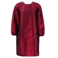 thumbnail image 1 of Red Salon Apron for Hairdressers Made of Polyamide Polyester Safe Durable Washable Reusable, 1 of 9