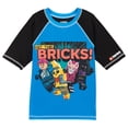 thumbnail image 2 of LEGO Fortnite Brite Bomber Drift Raven Raglan Rash Guard and Swim Trunks UPF 50+ Outfit Set Toddler to Big Kid, 2 of 5