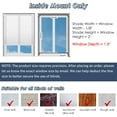 thumbnail image 3 of Keego No Drilling Cordless Cellular Shades Honeycomb Window Blinds Easy Installation Heat Insulating Noise Reducing Curtains Semi-Blackout White, 45.0"w x 66"h, 3 of 8