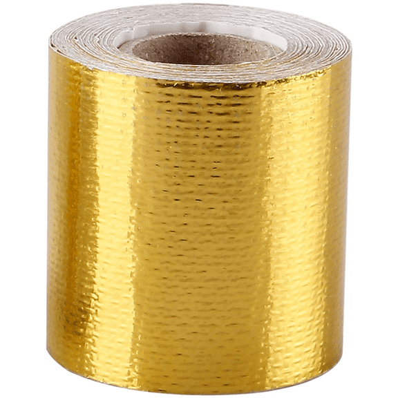 Gold Aluminum Foil Tape Heat Insulation High Temperature Resistant For Exhaust