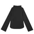 thumbnail image 2 of Vedolay Womens Fall Sweaters Womens Crewneck Sweater 2023 Fall Oversized Side Slit Ribbed Knit Pullover Tops,Black S, 2 of 5
