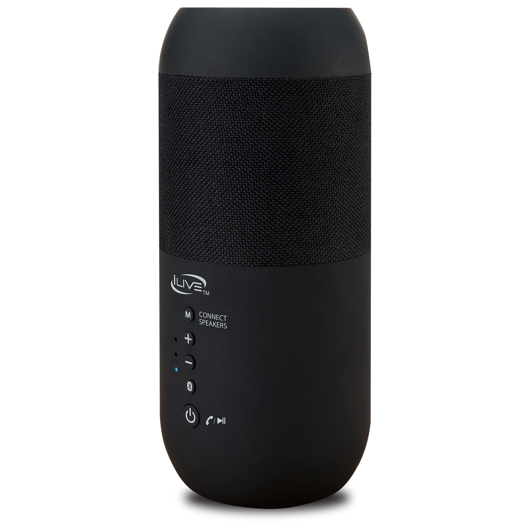 iLive Indoor/Outdoor Bluetooth Wireless Speakers with removable Stakes, Set of 2, ISBW240BDL, Black