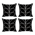 thumbnail image 1 of Pétalos simples modernos, trébol de cuatro hojas, flores, algodón, cáñamo, funda de cojín para sofá, funda de almohada suave para coche, estilo 1, 1 of 2